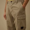 Lockere Cargohose aus Baumwollgabardine
