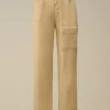 Lockere Cargohose aus Leinen