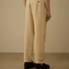 Lockere Cargohose aus Leinen
