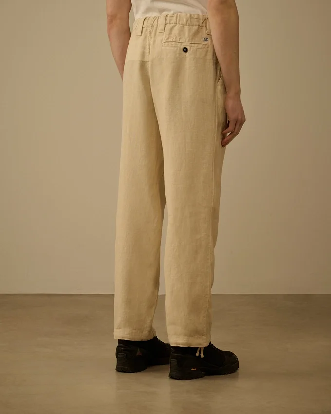 Lockere Cargohose aus Leinen