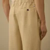 Lockere Cargohose aus Leinen