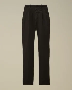Lockere Hose aus Baumwollgabardine