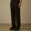 Lockere Hose aus Baumwollgabardine