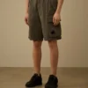 Lose Cargo-Shorts aus Baumwoll-Ripstop mit Linsen