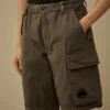 Lose Cargo-Shorts aus Baumwoll-Ripstop mit Linsen
