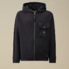 Malfilè Fleece-Kapuzen-Sweatshirt mit Reißverschluss