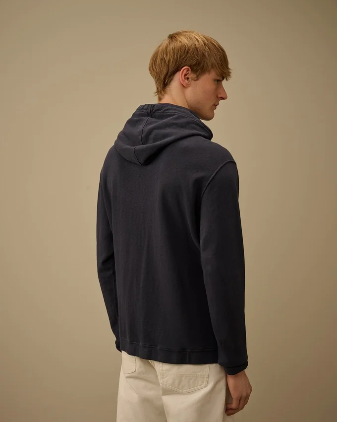 Malfilè Fleece-Kapuzen-Sweatshirt mit Reißverschluss