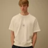 Malfilè Fleece-Sweatshirt mit kurzen Ärmeln