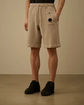 Malfilè Fleece-Sweatshorts mit Lens