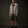 Metropolis Series: Kapuzen-Sweatshirt aus Stretch-Fleece