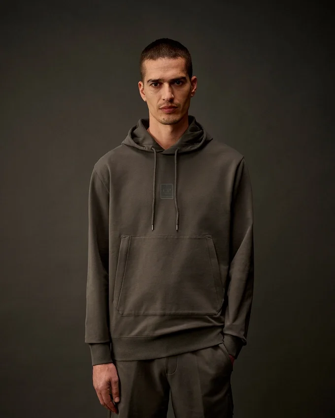 Metropolis Series Kapuzenpullover aus Stretch-Fleece