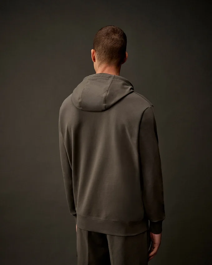 Metropolis Series Kapuzenpullover aus Stretch-Fleece