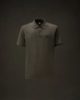 Metropolis Series: Kurzarm-Polo aus Stretch-Piqué