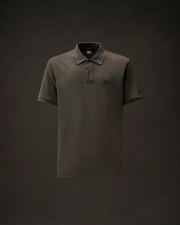 Metropolis Series: Kurzarm-Polo aus Stretch-Piqué