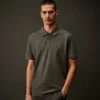 Metropolis Series: Kurzarm-Polo aus Stretch-Piqué
