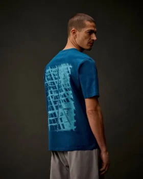 Metropolis Series: Kurzarm-T-Shirt aus merzerisiertem Jersey