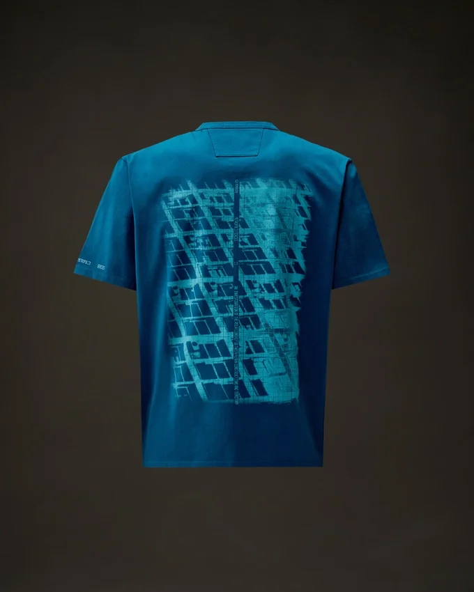 Metropolis Series: Kurzarm-T-Shirt aus merzerisiertem Jersey