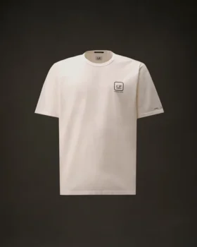 Metropolis Series: Kurzarm-T-Shirt aus merzerisiertem Jersey mit aufgedrucktem Motiv