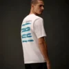 Metropolis Series – Kurzarm-T-Shirt aus merzerisiertem Jersey mit Grafikdruck