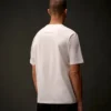 Metropolis Series: Kurzarm-T-Shirt aus merzerisiertem Jersey mit grafischem Logo
