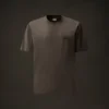 Metropolis Series: Kurzarm-T-Shirt aus merzerisiertem Jersey mit Logo auf der Brust