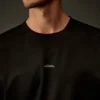 Metropolis Series: Kurzarm-T-Shirt aus merzerisiertem Jersey mit Logo auf der Brust