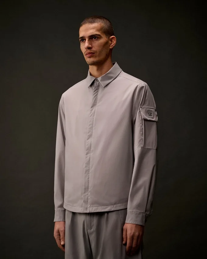 Metropolis Series Metro-Tek-Overshirt mit Reißverschluss