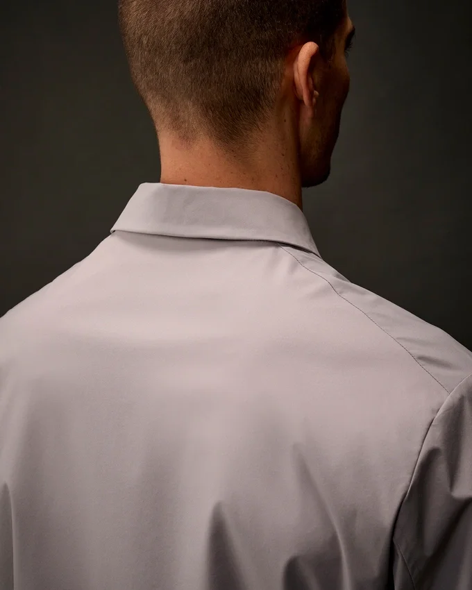 Metropolis Series Metro-Tek-Overshirt mit Reißverschluss