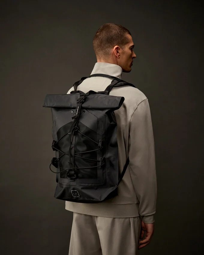 Metropolis Series: Rucksack mit gummierten Applikationen