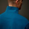 Metropolis Series: Sweatshirt aus Stretch-Fleece mit halbem Reißverschluss