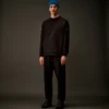 Metropolis Series Sweatshirt aus Stretch-Fleece mit Rundhalsausschnitt