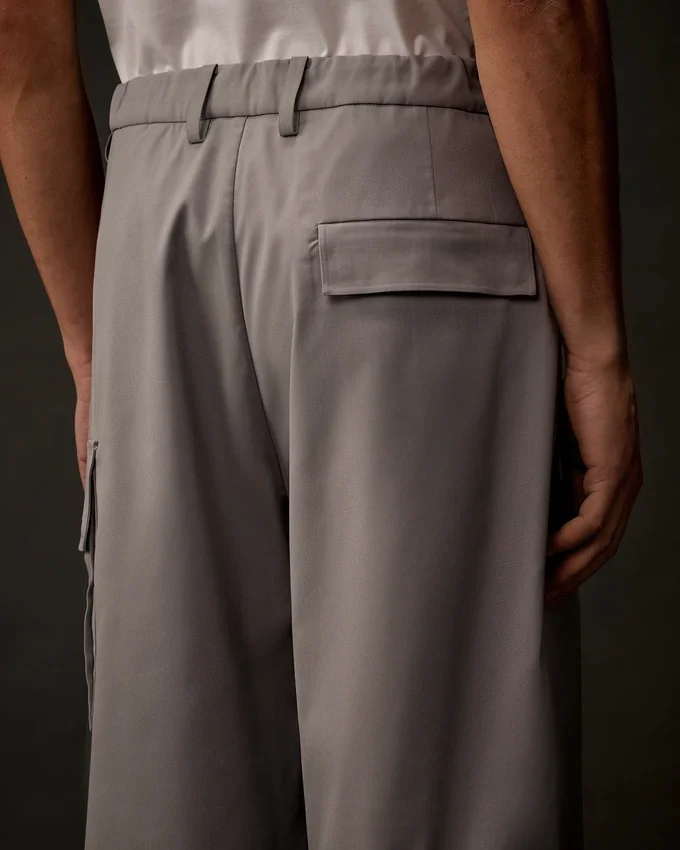 Metropolis Series: Technische Panama-Cargohose im Boxy-Schnitt