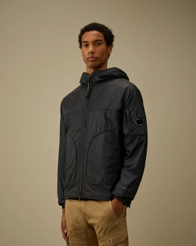 Nada Shield – zusammenpackbare Primaloft® Evolve-Kapuzenjacke mit Linsen-Design