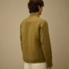 Overshirt aus Baumwolle/Leinen mit „Lens“-Reißverschluss