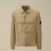 Overshirt aus Baumwolle/Leinen mit Reißverschluss für die Lens-Brille
