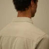 Overshirt aus Bio-Gabardine mit Reißverschluss und Lens-Fach