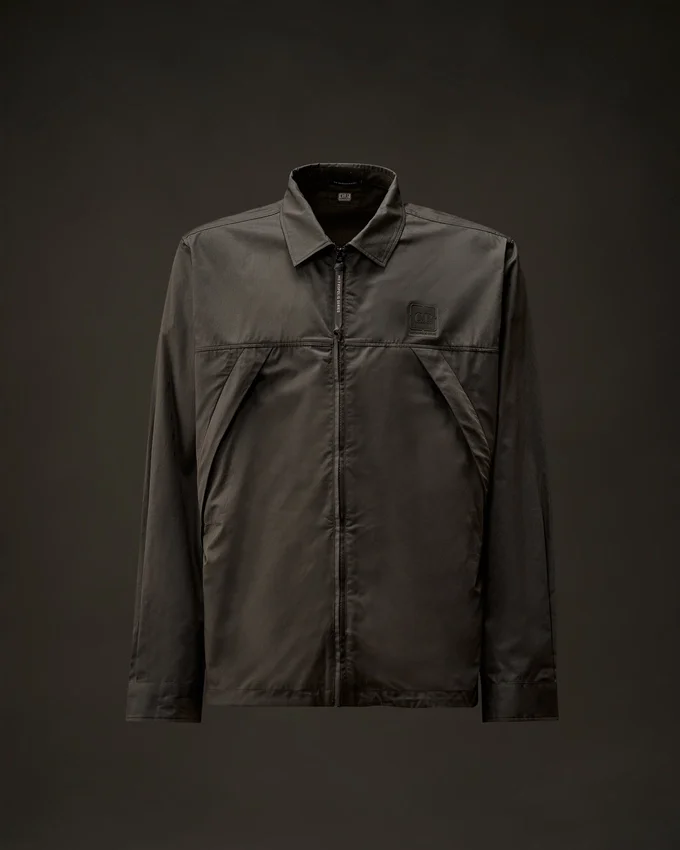 Overshirt aus Gabardine mit Reißverschluss aus der Metropolis Series