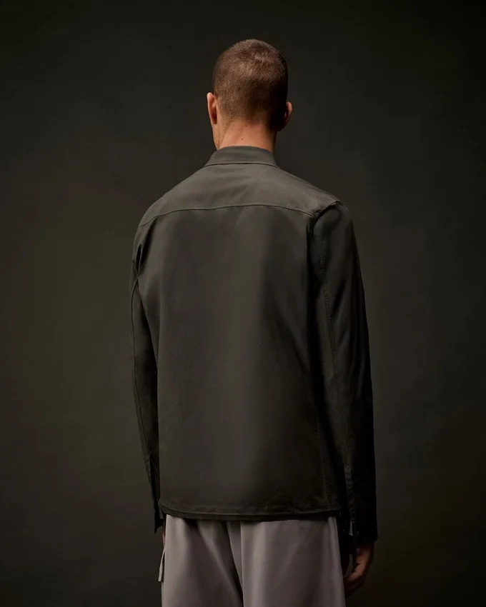 Overshirt aus Gabardine mit Reißverschluss aus der Metropolis Series