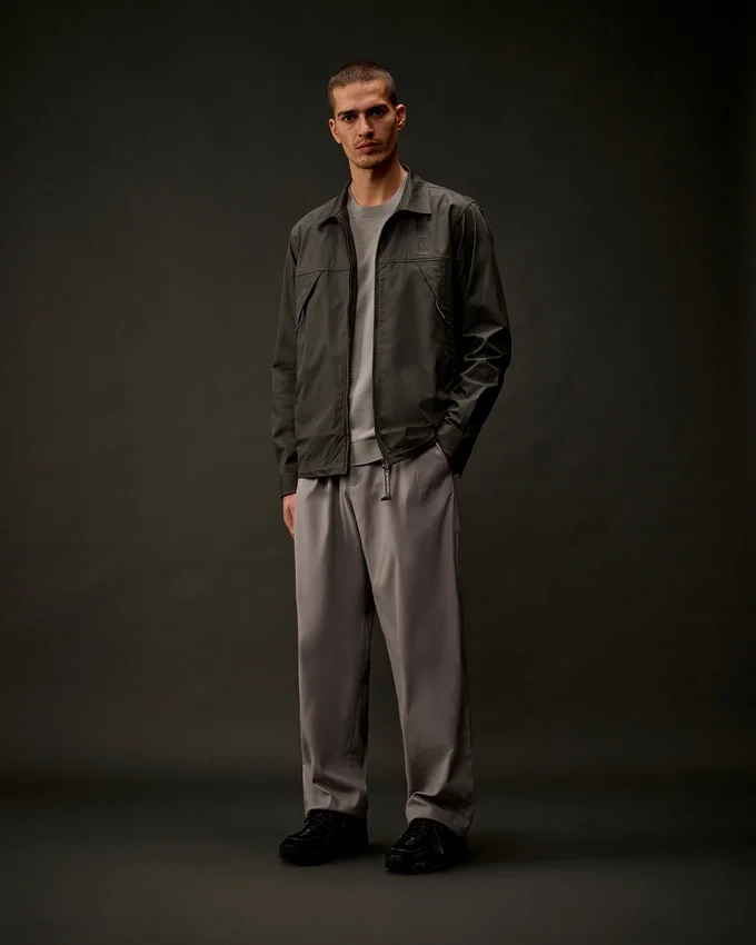 Overshirt aus Gabardine mit Reißverschluss aus der Metropolis Series