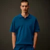 Polo-Pullover aus Stretch-Baumwolle aus der Metropolis Series
