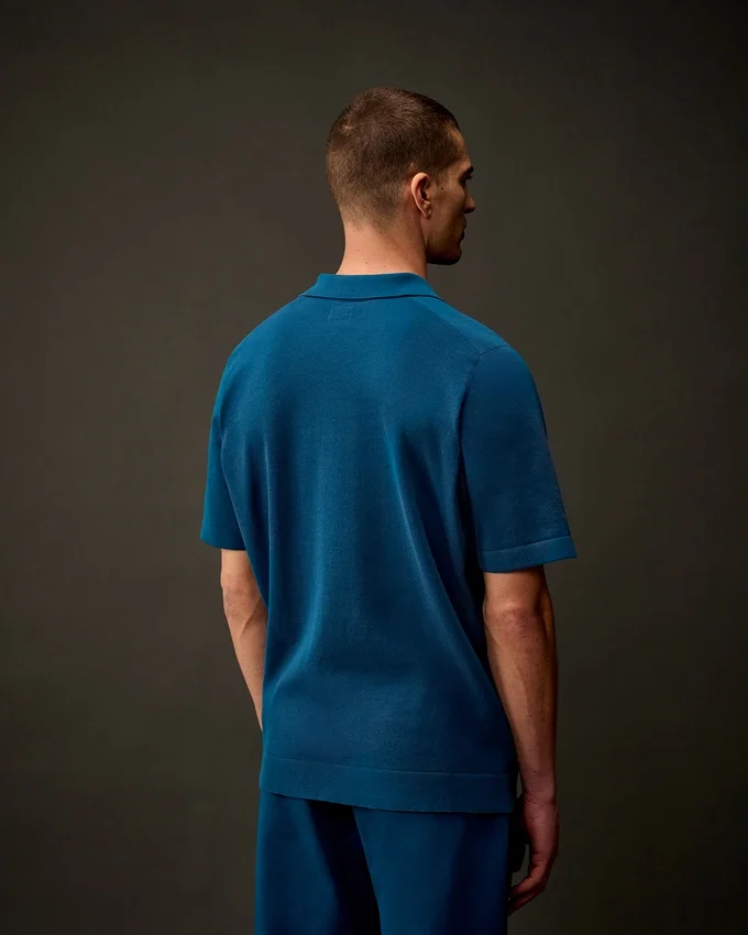 Polo-Pullover aus Stretch-Baumwolle aus der Metropolis Series
