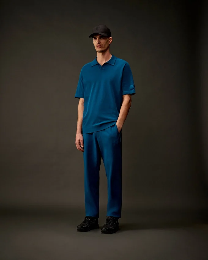 Polo-Pullover aus Stretch-Baumwolle aus der Metropolis Series