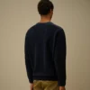 Pullover aus Baumwoll-Chenille mit Linsenmotiv