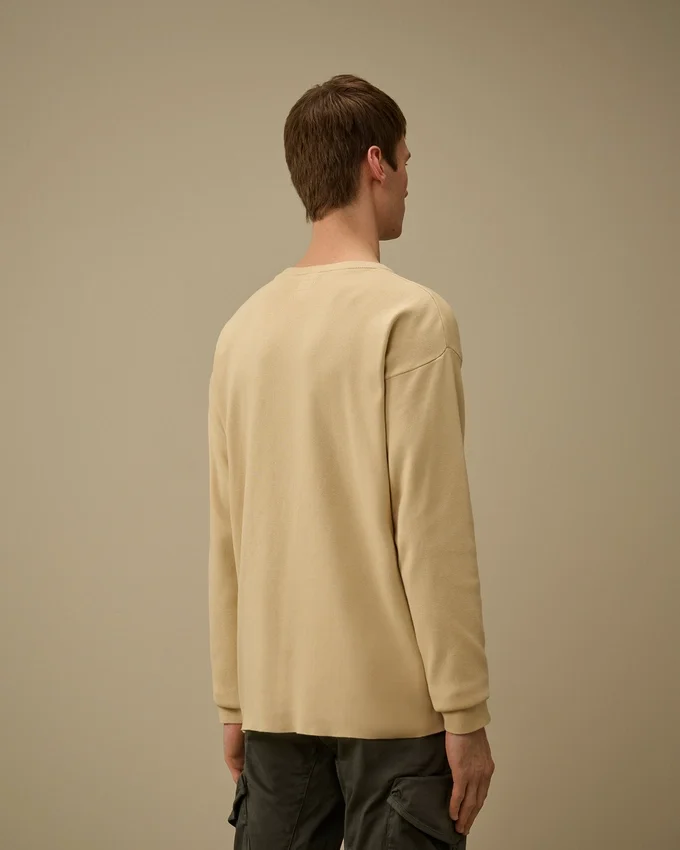 Pullover aus Sea-Island-Baumwolle mit „Lens“-Motiv