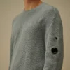 Pullover mit Rundhalsausschnitt aus Baumwolle/Nylon mit Lens-Print