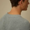 Pullover mit Rundhalsausschnitt aus Baumwolle/Nylon mit Lens-Print