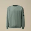 Pullover mit Rundhalsausschnitt und Lens aus Sea-Island-Baumwolle