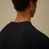 Pullover mit Rundhalsausschnitt und „Lens“-Motiv aus Sea-Island-Baumwolle mit Rippbündchen