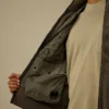 Strickjacke mit Reißverschluss aus Baumwollmischung