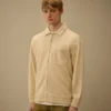 Sweatshirt mit Reißverschluss aus gekämmtem Jersey 10/2 in Box-Passform